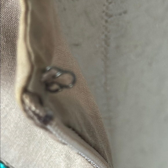 BCBG PARIS Elegant but Halter Maxi Dress in Brown and Teal, size 12 - Picture 10 of 11